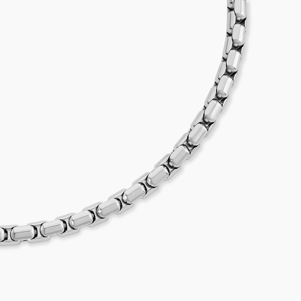 Collier Elton Acier Blanc - Colliers fantaisie Homme | Marc Orian