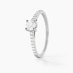 Bague Solitaire Or Blanc Nyala Diamants - Solitaires Femme | Marc Orian