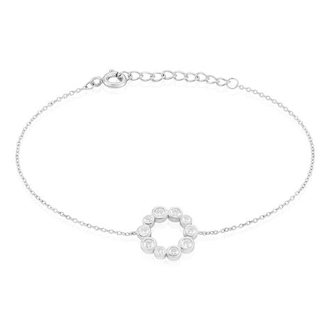 Bracelet Ryo Argent Blanc Oxyde De Zirconium - Bracelets chaînes Femme | Marc Orian