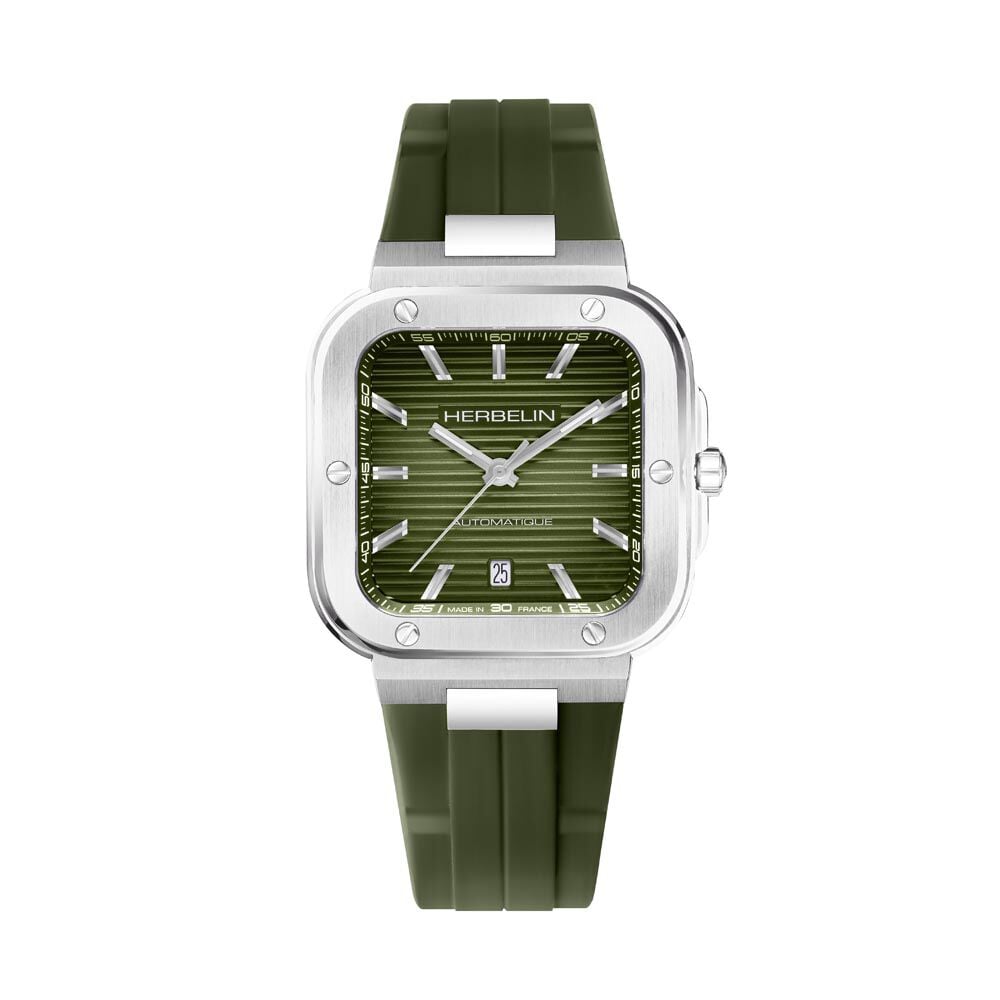 Montre Herbelin Cap Camarat Square Kaki - Montres automatiques Homme | Marc Orian