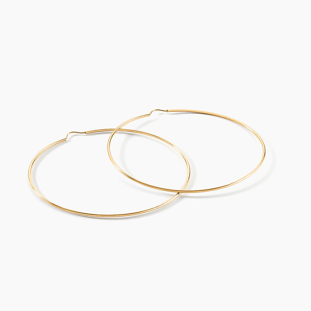 Cr&eacute;oles Dominae Or Jaune - Grosses cr&eacute;oles Femme | Marc Orian