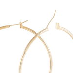 Cr&eacute;oles Ada Lisse Plaqu&eacute; Or Jaune - Cr&eacute;oles Femme | Marc Orian