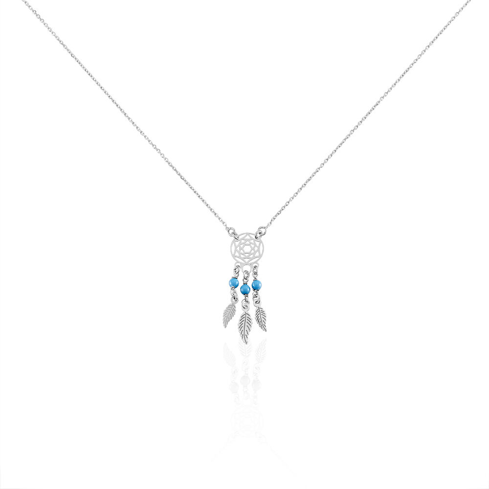 Collier Poehei Argent Blanc Cristaux De Swarovski - Colliers avec pierres Femme | Marc Orian