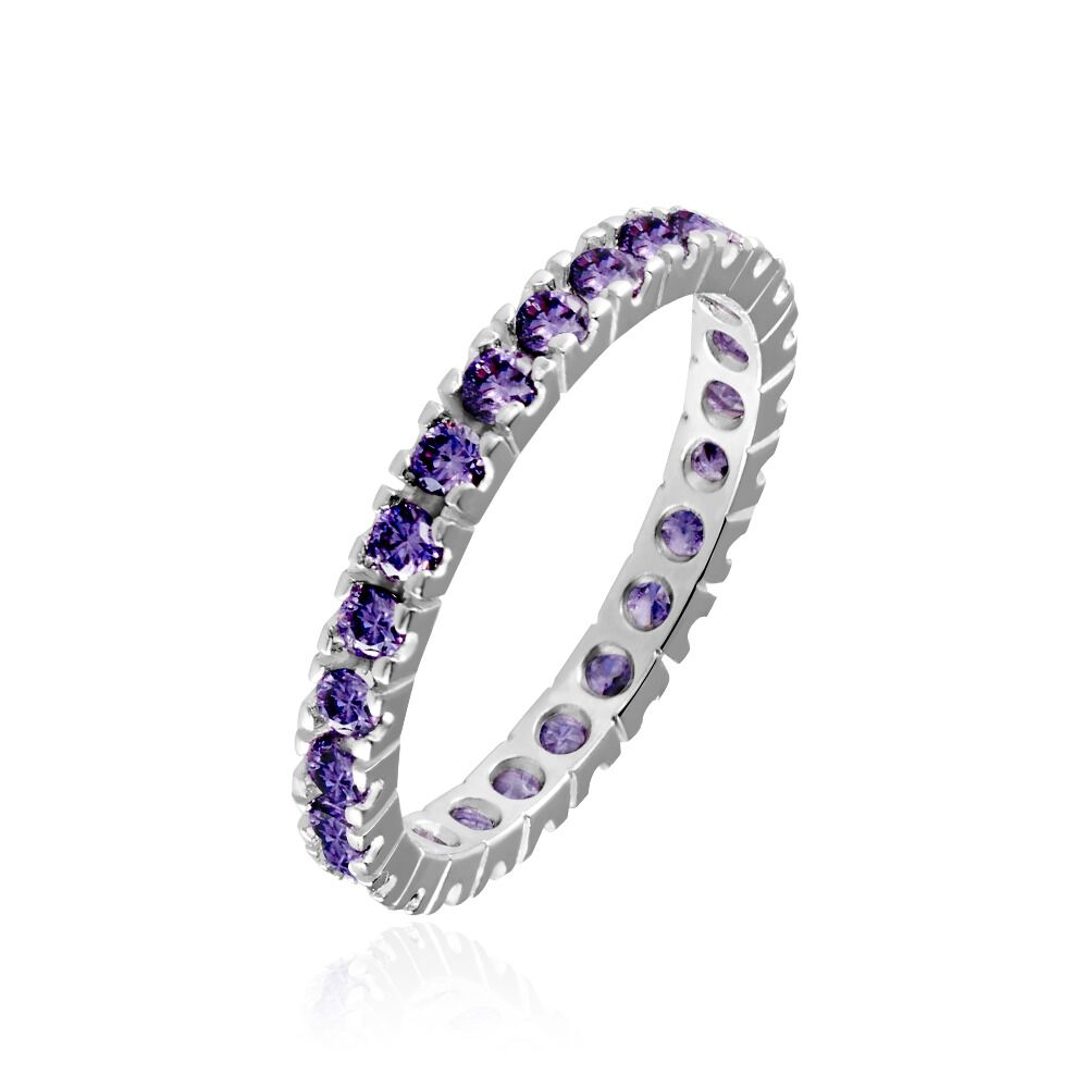 Bague Rio Argent Blanc Oxyde De Zirconium - Bagues avec pierre Femme | Marc Orian