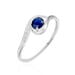 Bague Sagesse Or Blanc Saphir Et Diamant - Solitaires Femme | Marc Orian