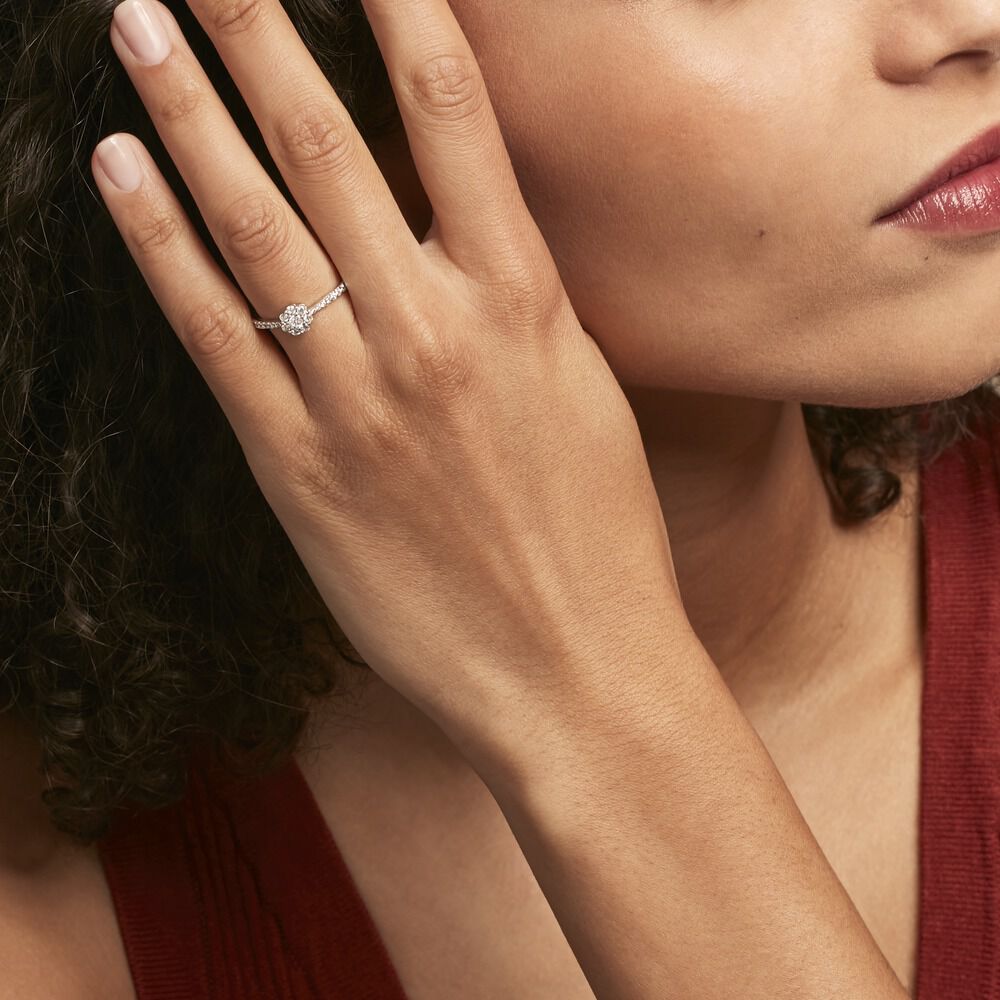 Bague Firmin Argent Blanc Oxyde De Zirconium - Bagues avec pierre Femme | Marc Orian