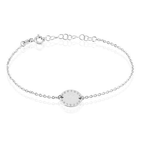 Bracelet Leonello Argent Oxydes De Zirconium - Bracelets Medailles Femme | Marc Orian