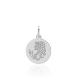 Pendentif Zodiaque Rond Argent Blanc - Bijoux personnalis&eacute;s Famille | Marc Orian