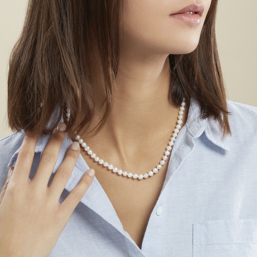 Collier Baroque Or Jaune Perle De Culture - Colliers avec pierres Femme | Marc Orian