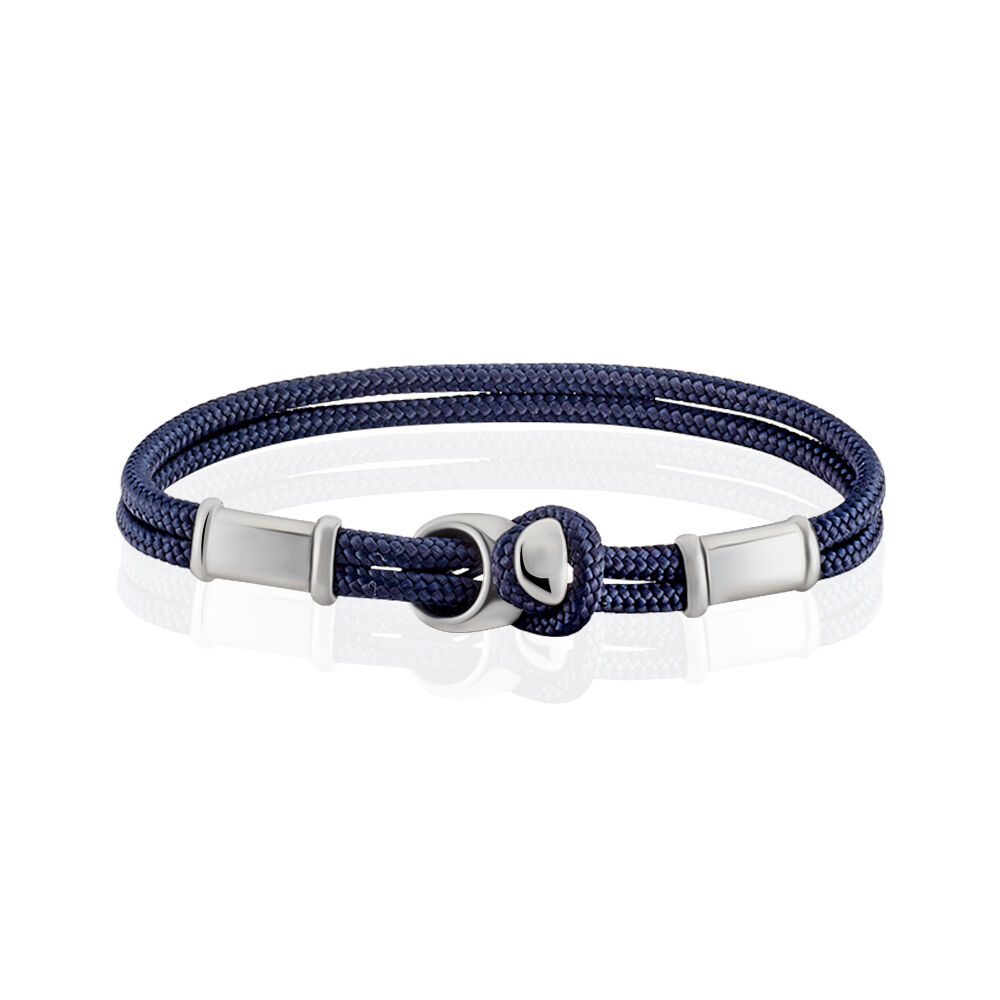 Bracelet Sylvain Acier Blanc - Bracelets cordons Homme | Marc Orian