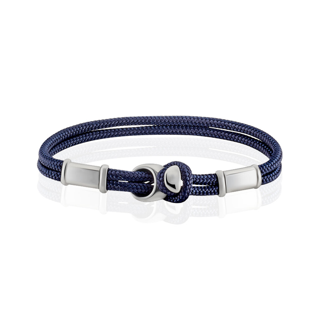 Bracelet Sylvain Acier Blanc - Bracelets cordons Homme | Marc Orian