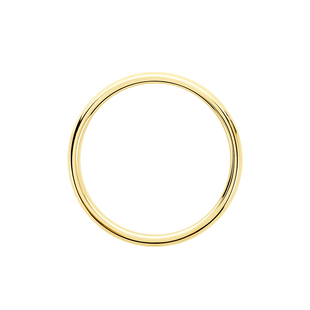 Alliance Sirona Demi Jonc Confort Or Jaune - Alliances duo Femme | Marc Orian