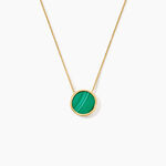 Collier Florica Or Jaune Malachite - Colliers avec pierres Femme | Marc Orian