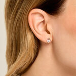 Boucles D'Oreilles Puces Filia Argent Blanc Oxyde De Zirconium - Puces Femme | Marc Orian