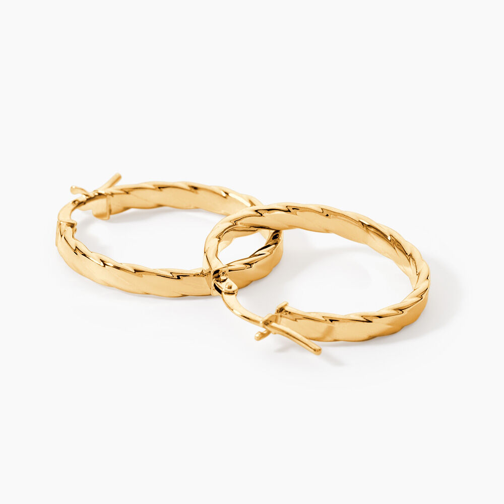 Cr&eacute;oles Deniz Or Jaune - Cr&eacute;oles Femme | Marc Orian