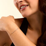 Bracelet Cinthya Argent Dor&eacute; A L'Or 750/1000 Oxyde De Zirconium - Bracelets cha&icirc;nes Femme | Marc Orian