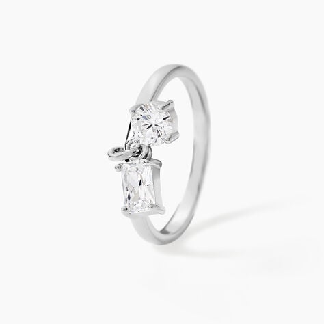 Bague Aoibhin Argent Blanc Oxyde De Zirconium - Bijoux fantaisie Femme | Marc Orian