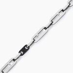 Bracelet Jourdan Vilo Acier Argent&eacute; - Bracelets cha&icirc;nes Homme | Marc Orian