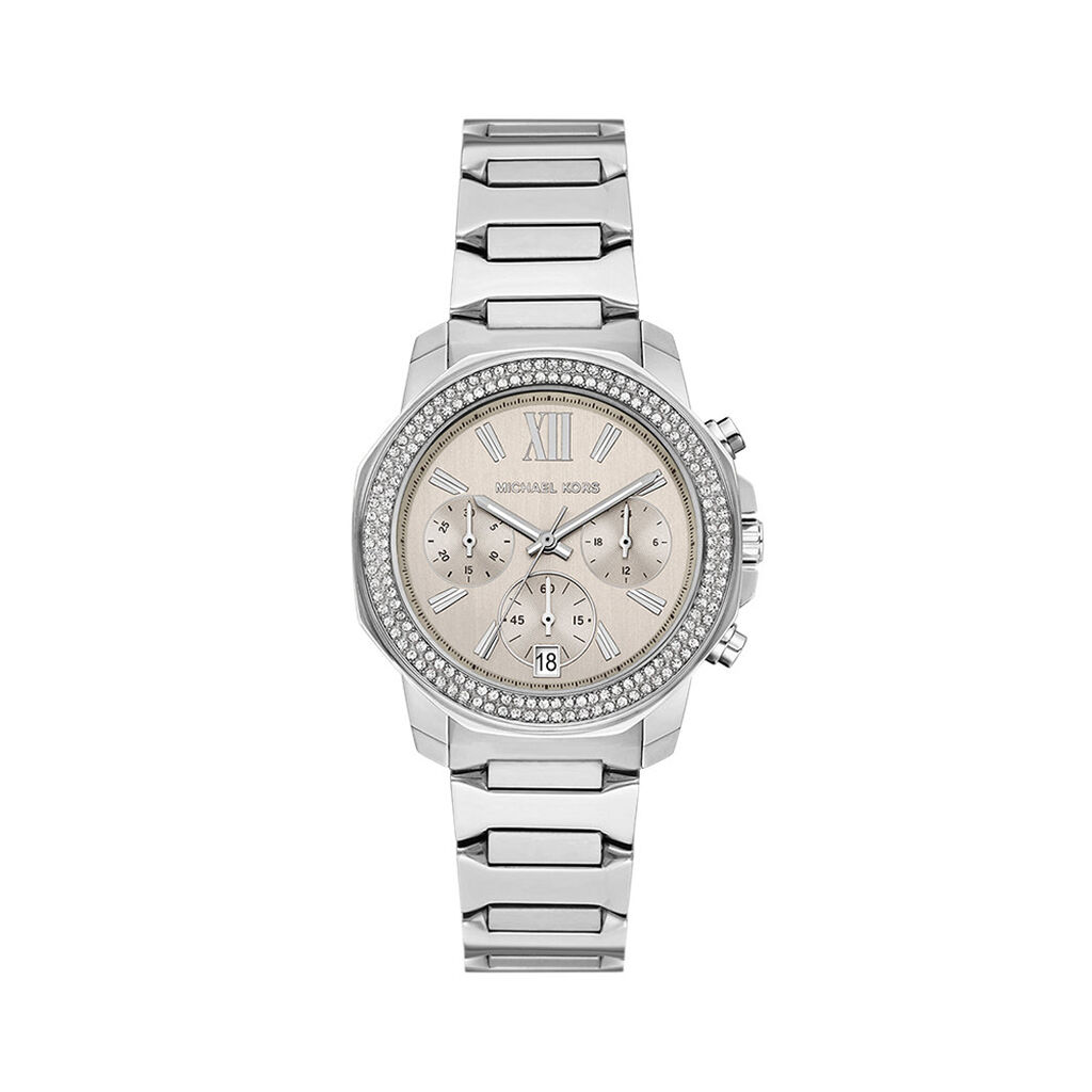 Montre Michael Kors Prescott Argent&eacute; - Montres &eacute;tanches Femme | Marc Orian