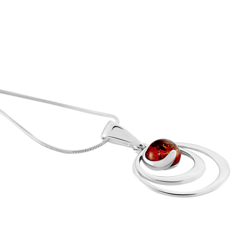 Collier Argent Blanc Alanna Ambre - Colliers avec pierres Femme | Marc Orian