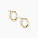 Cr&eacute;oles Beaumont Argent Dor&eacute; A L'Or 750/1000 - Cr&eacute;oles Femme | Marc Orian