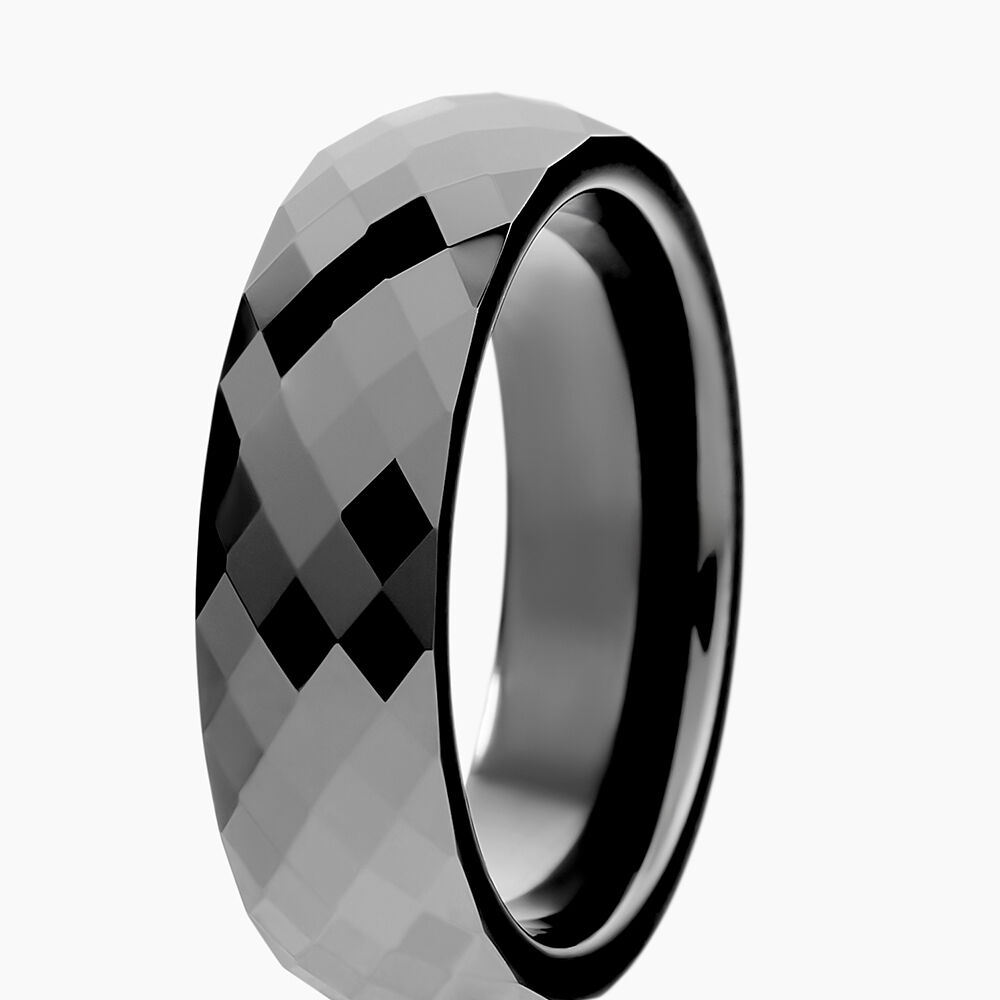 Bague Marichka Ceramique Noir Céramique - Bagues avec pierre Femme | Marc Orian