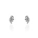 Boucles D'oreilles Puces Barbara Or Blanc Diamant - Puces Femme | Marc Orian