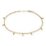 Cha&icirc;ne De Cheville Loya Plaqu&eacute; Or Jaune - Chaines de cheville Femme | Marc Orian