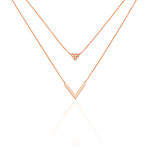 Collier Veroniica Argent Rose - Colliers fantaisie Femme | Marc Orian