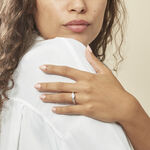 Bague Solitaire Mady Argent Blanc Oxyde De Zirconium - Bijoux fantaisie Femme | Marc Orian