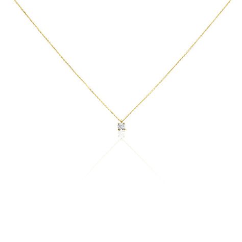 Collier Elfa Or Jaune Diamant - Colliers avec pierres Femme | Marc Orian