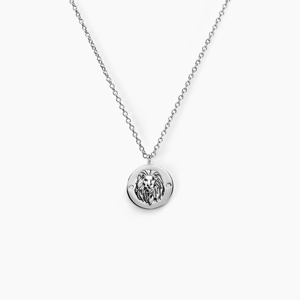 Collier Leola Argent Blanc Oxyde De Zirconium - Colliers avec pierres Femme | Marc Orian