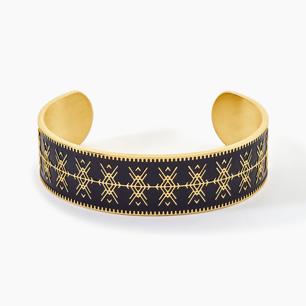 Bracelet Jonc Imagine Gwladys Acier Jaune - Bracelets joncs Femme | Marc Orian
