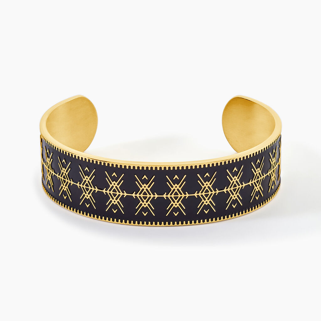 Bracelet Jonc Imagine Gwladys Acier Jaune - Bracelets joncs Femme | Marc Orian