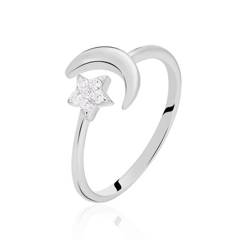 Bague Feeria Argent Blanc Oxyde De Zirconium - Bagues avec pierre Femme | Marc Orian