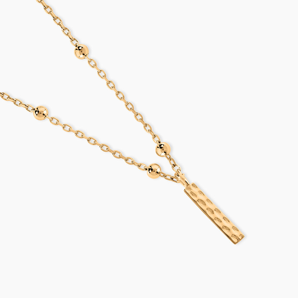 Collier Plaqu&eacute; Or Jaune Lettra - Colliers fantaisie Femme | Marc Orian