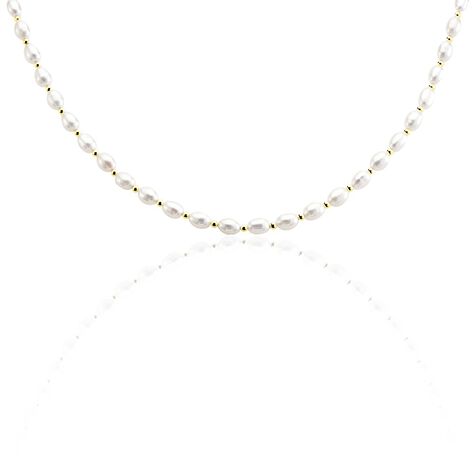 Collier Billes Or Jaune Perle De Culture - Colliers avec pierres Femme | Marc Orian