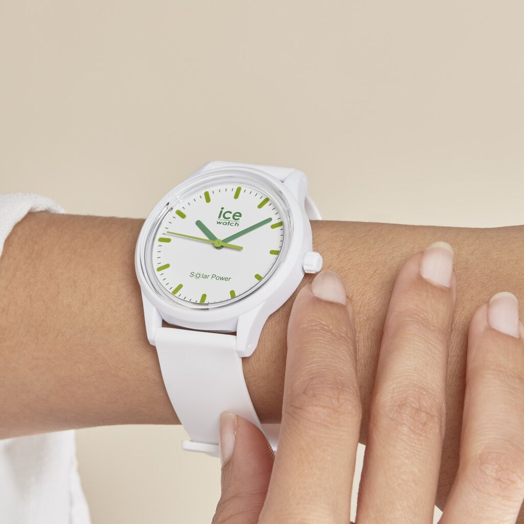 Montre Ice Watch Solar Power Blanc - Montres sport Famille | Marc Orian