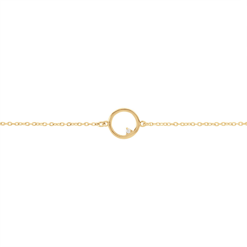 Bracelet Plaqué Or Kaspar Oxyde De Zirconium - Bracelets chaînes Femme | Marc Orian