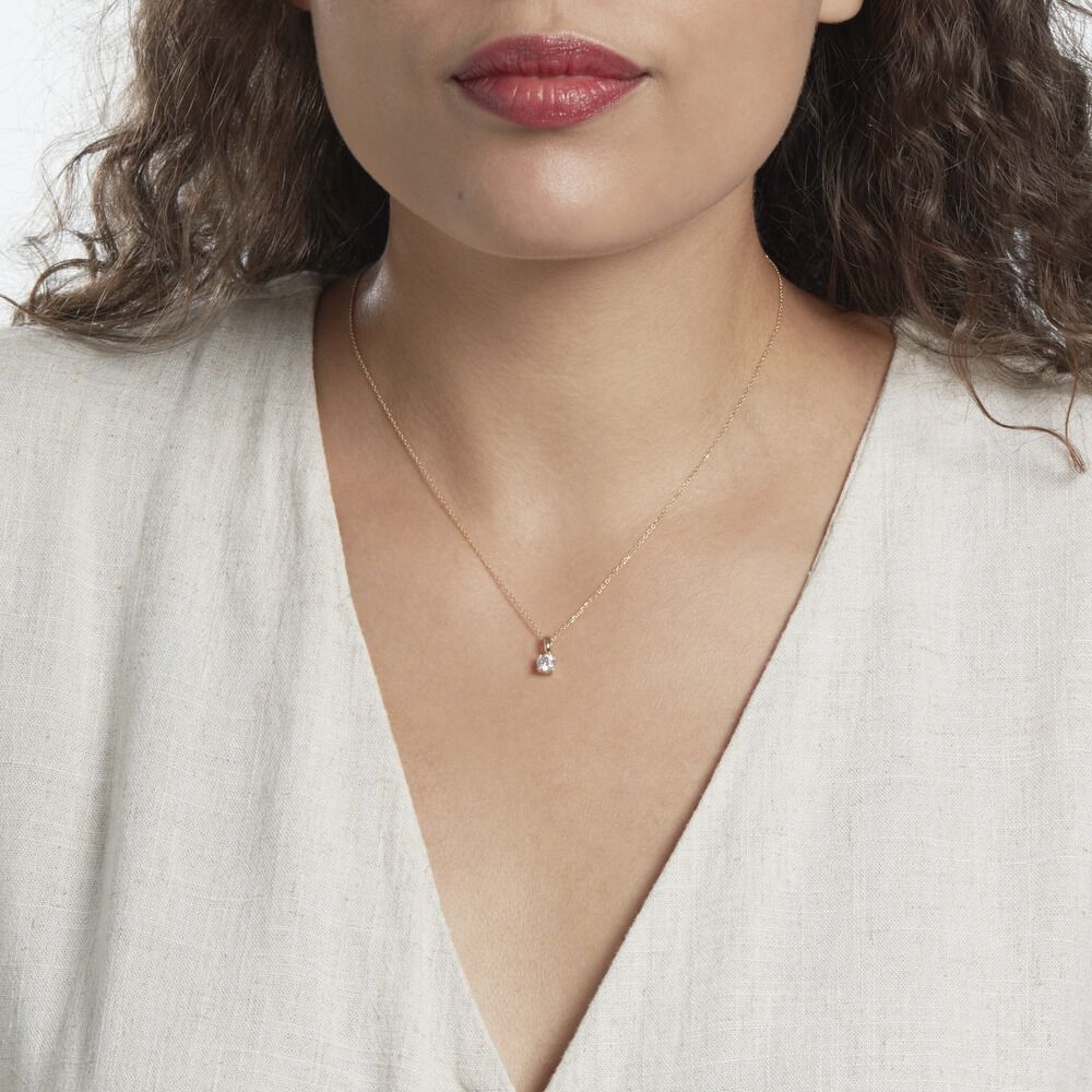 Pendentif Victoria Or Jaune Diamant - Pendentifs Femme | Marc Orian