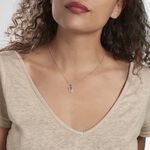 Collier Filae Argent Blanc Oxyde De Zirconium - Colliers avec pierres Femme | Marc Orian