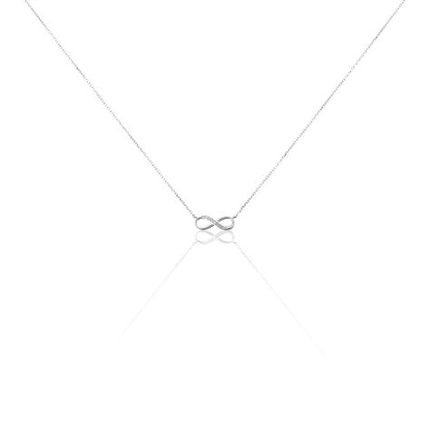 Collier Or Blanc Adrasteia Diamants - Colliers avec pierres Femme | Marc Orian