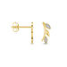 Boucles D'oreilles Puces Laverna Or Jaune Diamant - Puces Femme | Marc Orian
