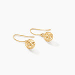 Boucles D'oreilles Pendantes Fidelia Boules Or Jaune - Pendantes Femme | Marc Orian