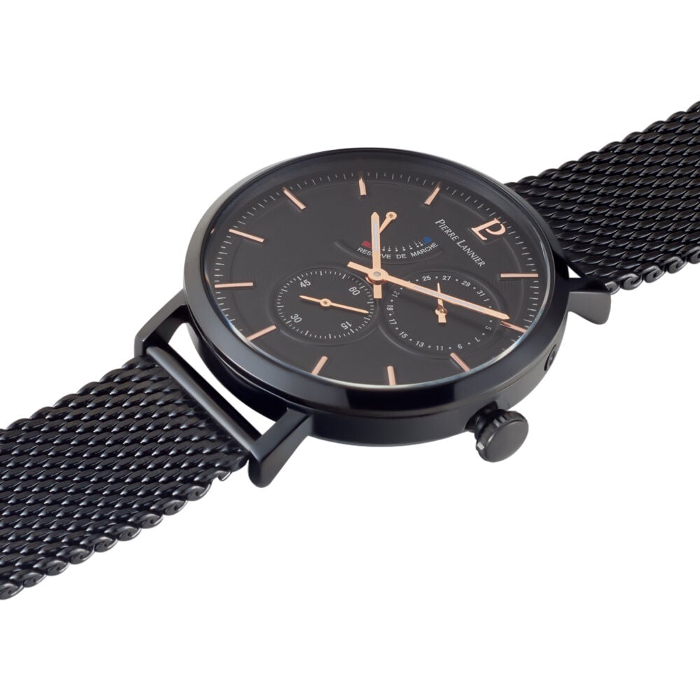 Montre Pierre Lannier Collection Evidence Noir - Montres automatiques Homme | Marc Orian