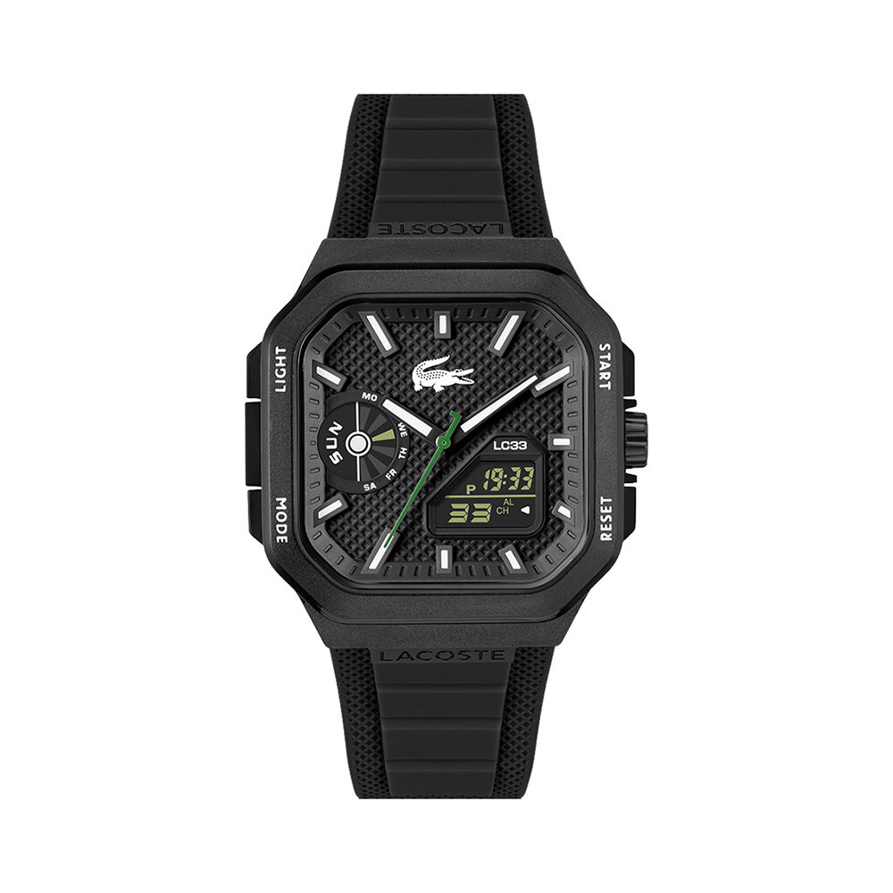 Montre Lacoste Lc33 Square Noir - Montres &eacute;tanches Homme | Marc Orian