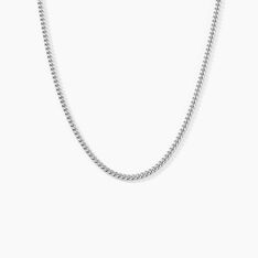 Chaîne Clementine Argent Blanc - Chaines Homme | Marc Orian