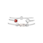 Bague Ibtihel Argent Blanc Oxyde De Zirconium - Bijoux fantaisie Femme | Marc Orian