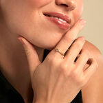 Bague Argent Jaune 925/1000 C&oelig;ur Topaze Bleu Sky - Bagues pierres fines Femme | Marc Orian