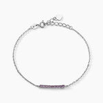 Bracelet Rio Tennis Argent Blanc Oxyde De Zirconium - Bracelets fantaisie Femme | Marc Orian
